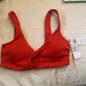 Hollister Swim Bikini Top in RED size Small